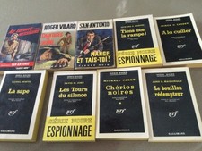 LOT DE 9 ROMANS POLICIERS SÉRIE NOIRE SAN ANTONIO 