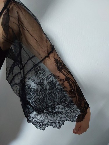 Manches une ancienne robe en - manches,