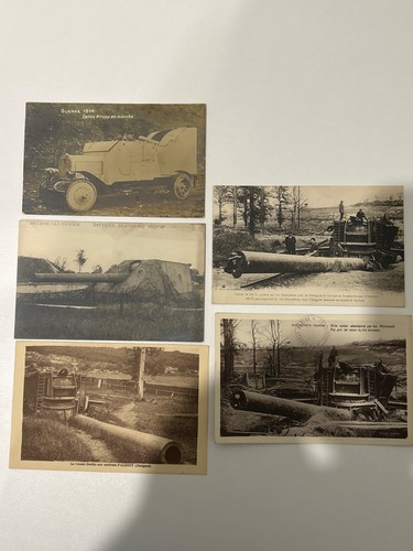 Cartes postales - cartes, (x5)