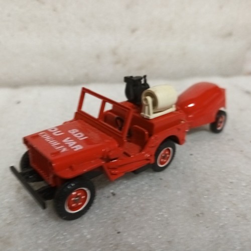 Solido pompiers jeep willys - pompiers,
