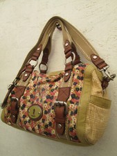 -FOSSIL sac à main bandoulière toile vintage bag