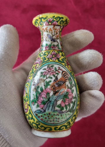 Vase chinois ancien famille - chinois,