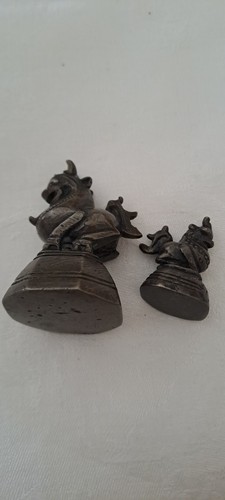 Ancien poids opium bronze - ancien,