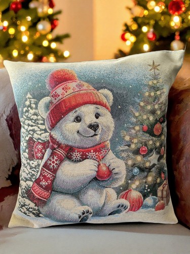 Housse coussin ourson de - housse,