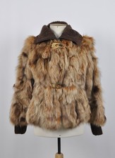 Veste Fourrure Renard Iceberg Pour Femme Taille S/42 En Très Bon État 