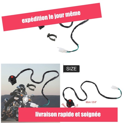 Interrupteur guidon moto - , mm