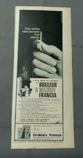 PUBLICITE ANCIENNE ADVERT CLIPPING 150519 / BRULEUR A MAZOUT FRANCIA