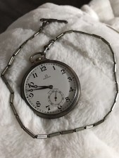 Montre à Gousset Omega argent