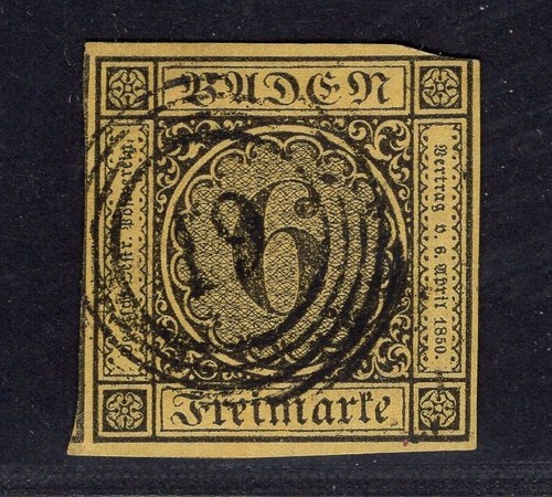 Baden michel timbre - michel, n°7
