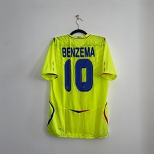 Maillot de Football BENZEMA LYON real madrid camiseta maglia shirt 2008 2009