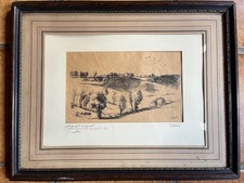 Jean FRÉLAUT (1879-1954) - Lithographie  - LE VALLON 1925 - n° 9/12 tbe encadrée