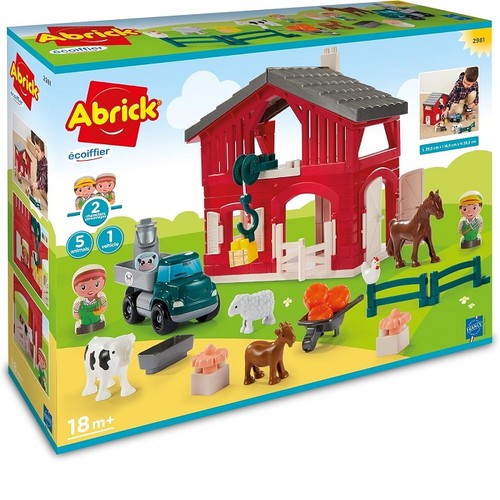 Ecoiffier abrick ferme - abrick, avec