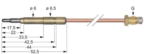 Sit thermocouple 200 009 - sit, 0.200.009
