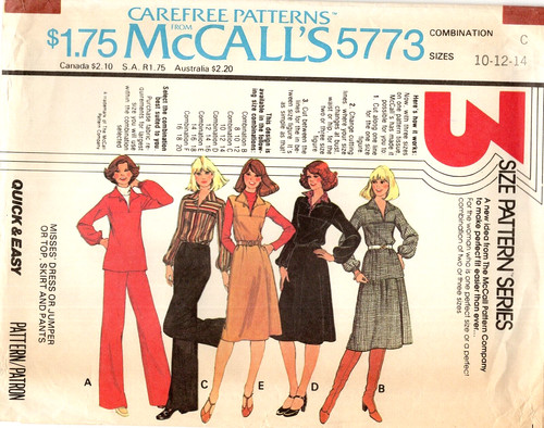 Mccall 5773 capsule wardrobe - capsule,