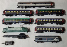 Lot TRAINS electriques HO JOUEF + WAGONS