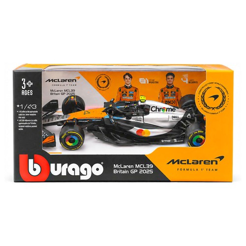 Bburago mclaren mcl39 lando - mclaren,