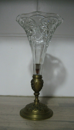 Ancien vase cornet soliflore - cornet,