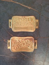 2 PLAQUES FISCALES DE VÉLO