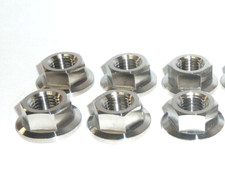 Honda VFR400 NC30 1989-94 Titane GR5 Écrous Arrière Kit 6 Écrous M8 N°Rouille