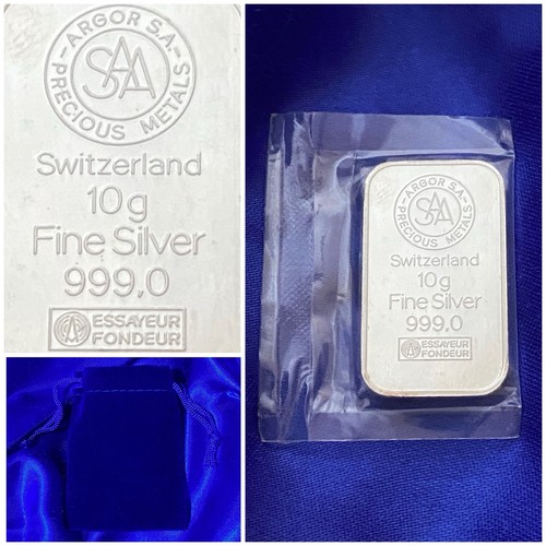 Lingot argent pur - lingot, argor