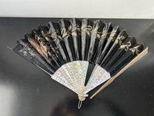 ÉVENTAIL ANCIEN NACRE ET