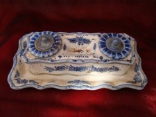 Encrier Ecritoire Bureau Style francais Porcelaine