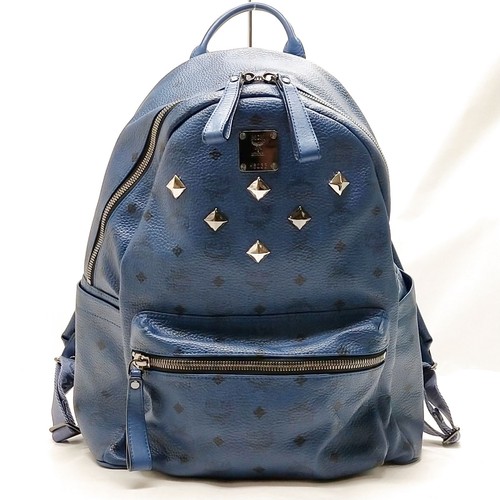 Mcm backpack bag blue - backpack,