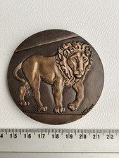 MEDAILLE LION SYMBOLE DE