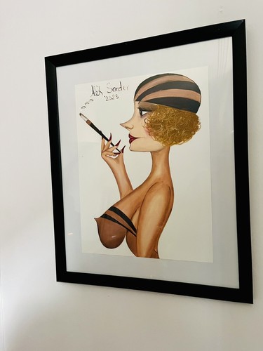 Peinture annees folles - peinture,