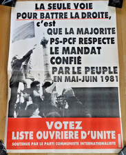 1981 ancienne AFFICHE