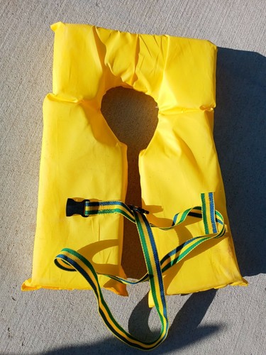 Yellow life jacket - yellow, model