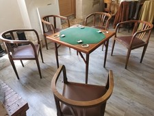 Table à Jeu + 5 fauteuils ART