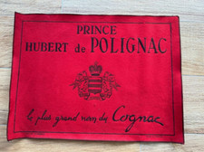 Tapis de jeu publicitaire Cognac Prince Hubert de Polignac