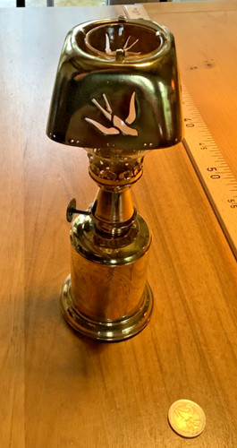 Ancienne lampe feutrée - , à