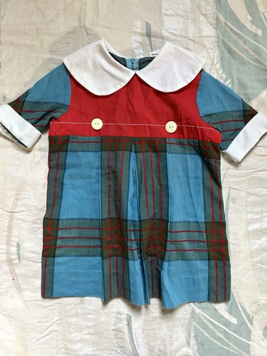 Vintage 1960s child plaid - 1960s, child’s