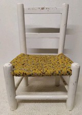 Ancienne Petite Chaise Pour Enfants En Bois  Vintage ( Réf : Hang )