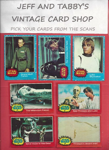 1977 topps star - topps, wars