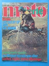 MAGAZINE MOTO VERTE N°10 FEVRIER 1975 LES 125 ET 175 BPS 6 JOURS