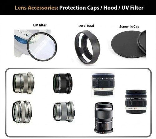 Camera lens filter hood - camera, uv