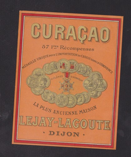 Ancienne étiquette alcool - étiquette,