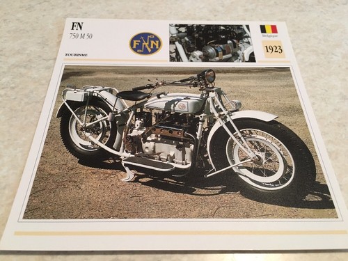 Carte moto 750 m50 - 750, 1923