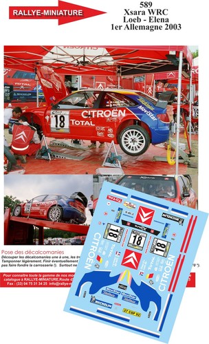 Decals ref 0589 citroen - 0589,