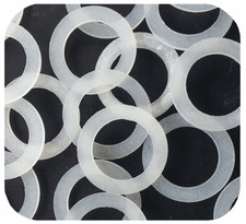 X 12 Pièces Joints Silicone Transparent Hydraulique Sanitaire Bain Gr 1/2 Dfh