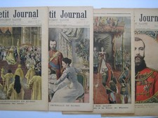 LOT 4 N° OLD MAGAZINE PETIT JOURNAL RUSSIE RUSSIA ROSSIYA RUSSLAND TSAR ZAR CZAR