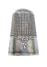 Dé à coudre ancien en argent