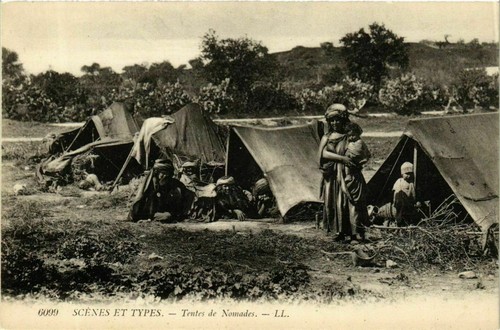 Cpa algeria tentes de - ak,