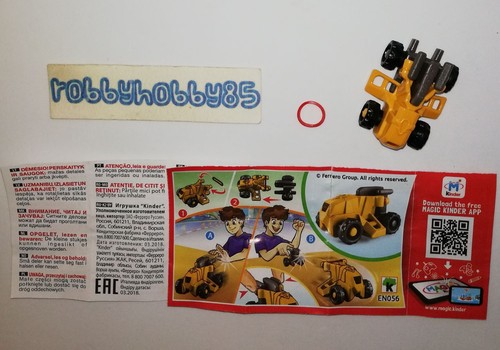 En056 yellow car paper - +, (eac