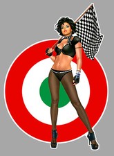 Pinup italie scooter vespa - pinup,