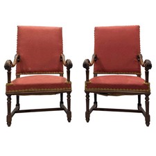 Paire de fauteuil style Louis