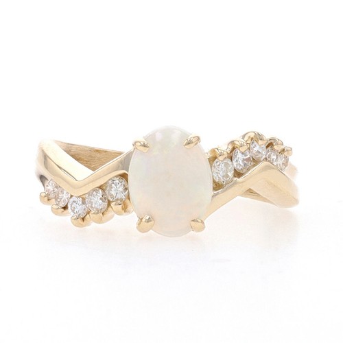 Jaune opale diamant - or,
